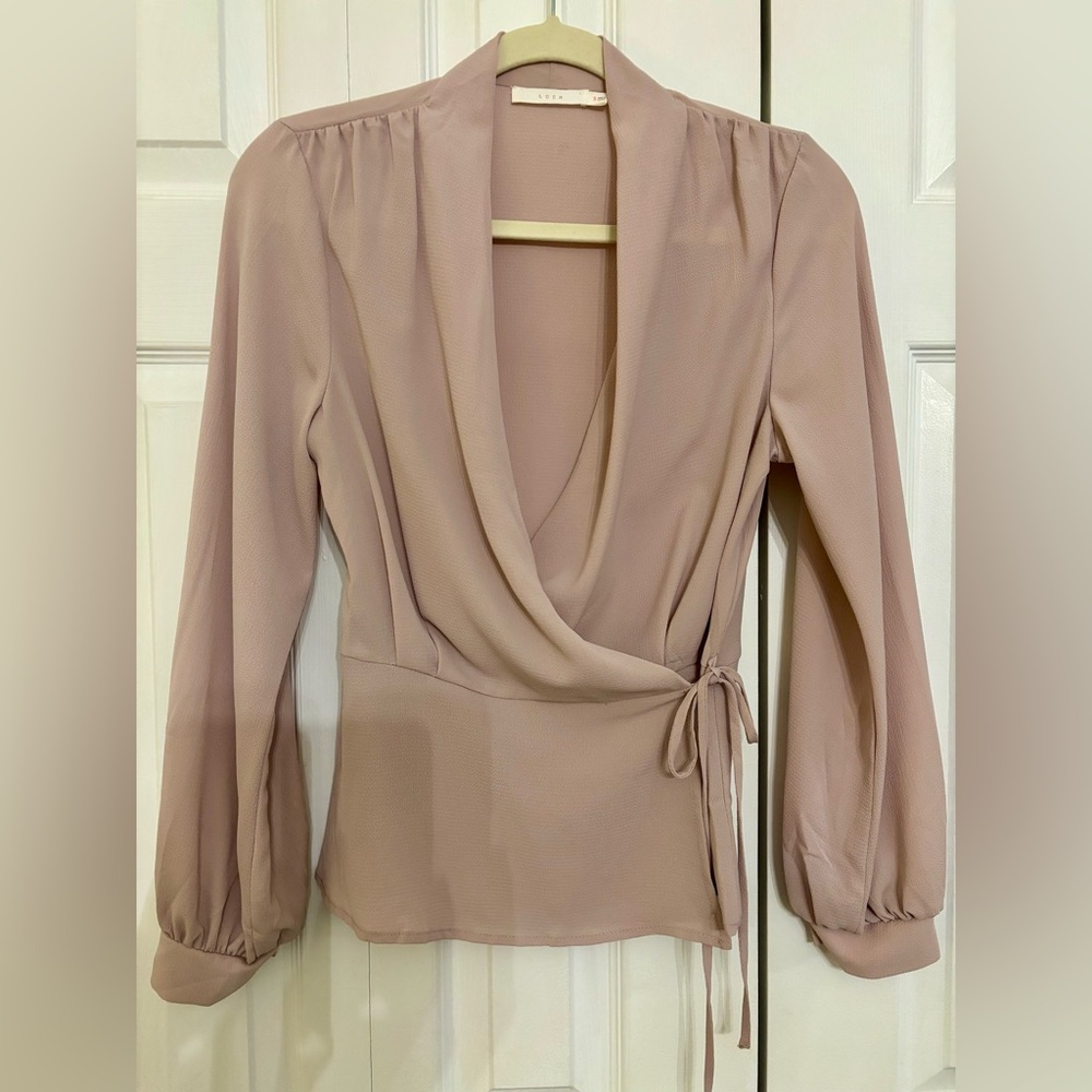 Pink blouse